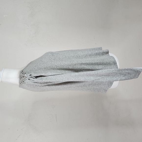 Enza Costa Lace Up Shoulder Cashmere Long Sleeve Top Size Medium - Picture 6 of 17